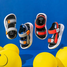 Load image into Gallery viewer, Summer Baby Sandals Solid Color Baby Boy Sandals Soft Sole Anti-slip Boys Girls Sandals Toddler Baby Shoes Beach 2-12 Years