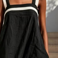 Load image into Gallery viewer, Summer Dress for Women Tassel Decorated Sleeveless Cotton Linen Dress Loose Vacation Long Dress with Pockets
