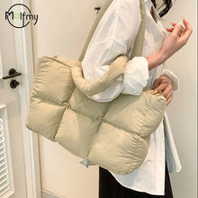 Load image into Gallery viewer, Women's Quilted Plaid Waterproof Shoulder Bag