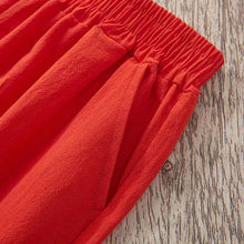 Load image into Gallery viewer, Women Summer Casual Loose Harem Elastic Waist Cotton Linen Pants Ninth Trousers