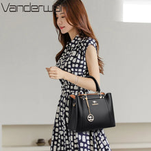 Load image into Gallery viewer, 2024 Luxury Women Designer 3 Layers Shoulder Crossbody Sac Ladies Large Capacity Leather Handbags Shopper Brand Messenger Totes