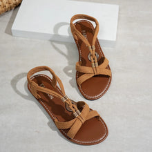 Load image into Gallery viewer, Heels Shoes Woman Summer Bohemia Style Sandals Women Soft Bottom Low Non-slip Women Sandals Summer Shoes Sandalias De Mujer