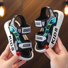 Load image into Gallery viewer, Breathable Sport Sandals Summer Sandals for Boys Casual Beach Shoe Comfortable Soft Sole Kids Shoes Fashion Non-slip Sandalias