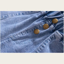 Load image into Gallery viewer, Summer 3-9 Y Kids Girls Short Jeans Children Girls Cotton Denim Shorts Stylish Wear with Elastic Waist and Trendy Designs Pants