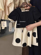 Load image into Gallery viewer, Summer Girls' Clothing Set Korean Edition Children's Clothing New Kids Baby Top Wide Leg Pants 2-piece Set