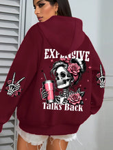 Load image into Gallery viewer, Womens Hoodie Loose Multicolor Pullovers Fleece