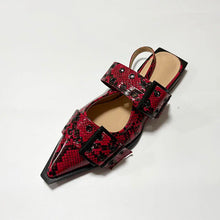 Load image into Gallery viewer, Female Women Flat Sandals Shoes Fashion Shallow Footwear Slingback Pointed Toe Ladies Sandals Flats Shoes New