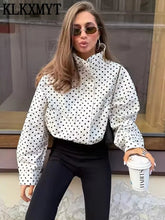 Load image into Gallery viewer, Women's Polka Dot Short Jacket