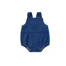 Load image into Gallery viewer, AP SS26 blue denim collection kids boys girls spring summer fashion jeans pleated skirt jumper shirt family clothing clothes
