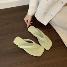Load image into Gallery viewer, Summer Women Clip Toe Flip Flop Fashion Candy Color Dress Slide Shoes Ladies Comfort Outdoor Beach Vacation Flats Slippers