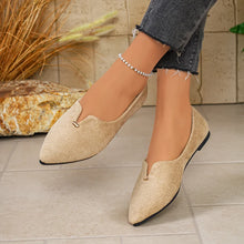 Load image into Gallery viewer, Spring and Summer New Pointed Ladies Mary Jane Flat Shoes Casual Breathable Ballet Flats Daily All Match Comfort Loafers Shoes
