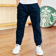Load image into Gallery viewer, Spring Autumn Cotton Boys Pants Children Trousers Casual Kids Sports Pants 3 4 5 6 7 8 9 10 11 12 13 Years Teenager Boys Clothes