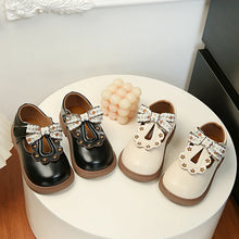 Load image into Gallery viewer, Girls' Bow T-Strap Oxford Princess Shoes