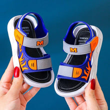 Load image into Gallery viewer, Summer Baby Sandals Solid Color Baby Boy Sandals Soft Sole Anti-slip Boys Girls Sandals Toddler Baby Shoes Beach 2-12 Years