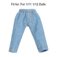 Load image into Gallery viewer, For 1/12 BJD Doll Clothes Fashion Jeans Casual Pants OB11 Clothes Trousers Girl Dress Up Toys Toys Children Birthday Gift
