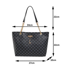 Load image into Gallery viewer, Women's Large Capacity Plaid Tote Shoulder Bag