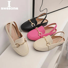 Load image into Gallery viewer, Summer Kids Girl Casual Shoes Flat Slip-on Fashion Children Shoes For Girl Sneakers Metal Decoration Toddler Girl Sandals