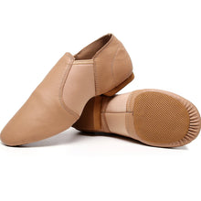 Load image into Gallery viewer, Women's Genuine Leather Jazz Dance Shoes – Black & Brown
