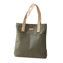 Load image into Gallery viewer, Women's Large Canvas Commuter Tote Bag