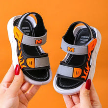 Load image into Gallery viewer, Summer Baby Sandals Solid Color Baby Boy Sandals Soft Sole Anti-slip Boys Girls Sandals Toddler Baby Shoes Beach 2-12 Years