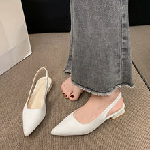 Load image into Gallery viewer, 2024 High Quality Ladies Shoes Slip-on Women's Sandals Fashion Slingbacks Office and Career Plus Size Toe Cap Sandals