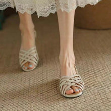 Load image into Gallery viewer, Women's Sandals Flats Casual Fashion Shoes Designer Dress Slippers New Comfort Walking Beach Flip Flops Elegant Female Slides