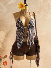 Load image into Gallery viewer, Summer New Women's Camisole Fashion Clubwear Party Beach Female Halter Top Sexy Cardigan Backless See Through Mesh Knitted Vest