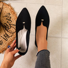 Load image into Gallery viewer, Spring and Summer New Pointed Ladies Mary Jane Flat Shoes Casual Breathable Ballet Flats Daily All Match Comfort Loafers Shoes