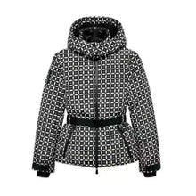 Load image into Gallery viewer, Women's Hooded High Waist Belted Padded Coat
