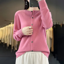 Load image into Gallery viewer, Women's Merino Wool Button Cardigan