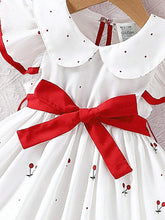 Load image into Gallery viewer, Baby Girls' Floral Print Short Sleeve Dress