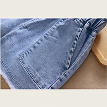 Load image into Gallery viewer, Summer 3-9 Y Kids Girls Short Jeans Children Girls Cotton Denim Shorts Stylish Wear with Elastic Waist and Trendy Designs Pants