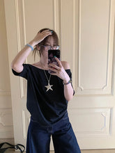 Load image into Gallery viewer, T-shirts Women Solid Simple Summer Casual Cleanfit Short Sleeve All-match Young Girls Streetwear Y2k Top Aesthetic Clothes Ins