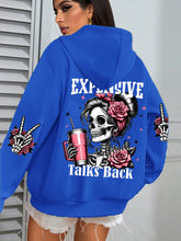 Load image into Gallery viewer, Womens Hoodie Loose Multicolor Pullovers Fleece