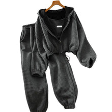 Load image into Gallery viewer, Women Hooded Tracksuit Sports 3 Pieces Set Sweatshirts Pullover Hoodies Pants Suit Home Sweatpants Trousers Outfits 2024