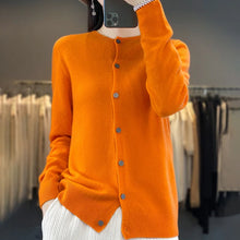 Load image into Gallery viewer, Women's Merino Wool Button Cardigan