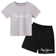 Load image into Gallery viewer, Kids Trendy Simple Letter Print Summer Fashion Breathable Tees+Shorts 2pcs Sportsuits 3-13 Years Boys Girls Outfits Clothes Sets