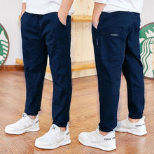 Load image into Gallery viewer, Spring Autumn Cotton Boys Pants Children Trousers Casual Kids Sports Pants 3 4 5 6 7 8 9 10 11 12 13 Years Teenager Boys Clothes