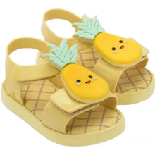 Load image into Gallery viewer, Summer Mini Kids Fruit Sandals Girl Jelly Shoes Avocado Children Fruit Sandals And Slippers Strawberry Decorative Slipper HMI042