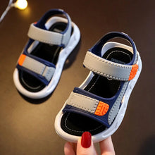 Load image into Gallery viewer, Summer Baby Sandals Solid Color Baby Boy Sandals Soft Sole Anti-slip Boys Girls Sandals Toddler Baby Shoes Beach 2-12 Years