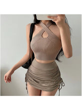 Load image into Gallery viewer, Summer Tank Top Knitted Bustier Trendy