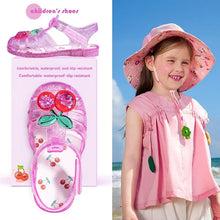 Load image into Gallery viewer, Fashionable Summer New Children's Jelly Sandals Trendy Sweet Beach Shoes Girls Cartoon Fruit Sandals Students Kids Crystal Shoes