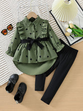 Load image into Gallery viewer, Spring Autumn Girls Clothing Sets New Fashion Shirt + Bottoms 2Pcs Girls Suits Birthday Gift 1 2 3 4 5 6 7 8 Years Kids Clothes