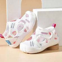 Load image into Gallery viewer, Summer Breathable Air Mesh Kids Sandals 1-4T Baby Unisex Casual Shoes Anti-slip Soft Sole First Walkers Infant Lightweight Shoes