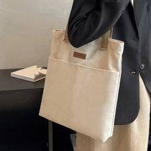 Load image into Gallery viewer, Women's Large Canvas Commuter Tote Bag