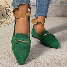 Load image into Gallery viewer, *Fashionable New Style Elegant/Sexy Temperament Casual Work Shoes for Women Summer Comfortable Pointed Flat Shoes