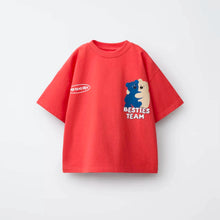Load image into Gallery viewer, Summer Lovely TShirt 1-7Years Old Boys Girls Printed Tees Kids New Design Tops Round Neck Bottoming Shirt Cotton Short Sleeve