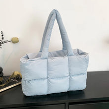 Load image into Gallery viewer, Women's Quilted Plaid Waterproof Shoulder Bag