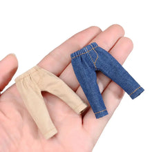 Load image into Gallery viewer, For 1/12 BJD Doll Clothes Fashion Jeans Casual Pants OB11 Clothes Trousers Girl Dress Up Toys Toys Children Birthday Gift