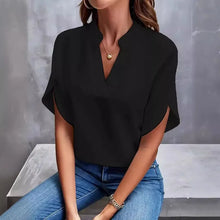 Load image into Gallery viewer, V-Neck Loose Short-Sleeve Shirt